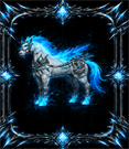 Horse Of Fable Blue