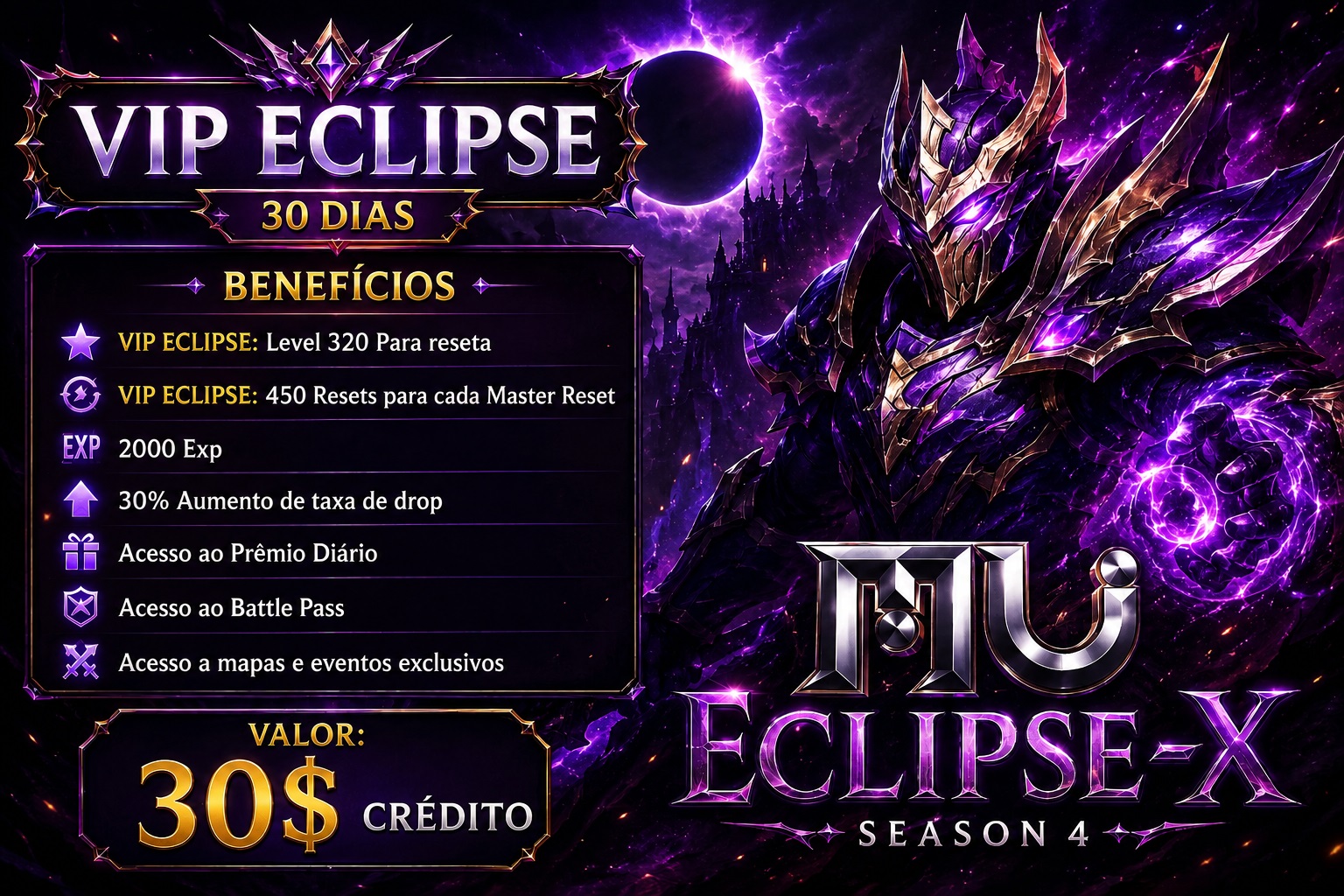 VIP Eclipse 30 Dias'